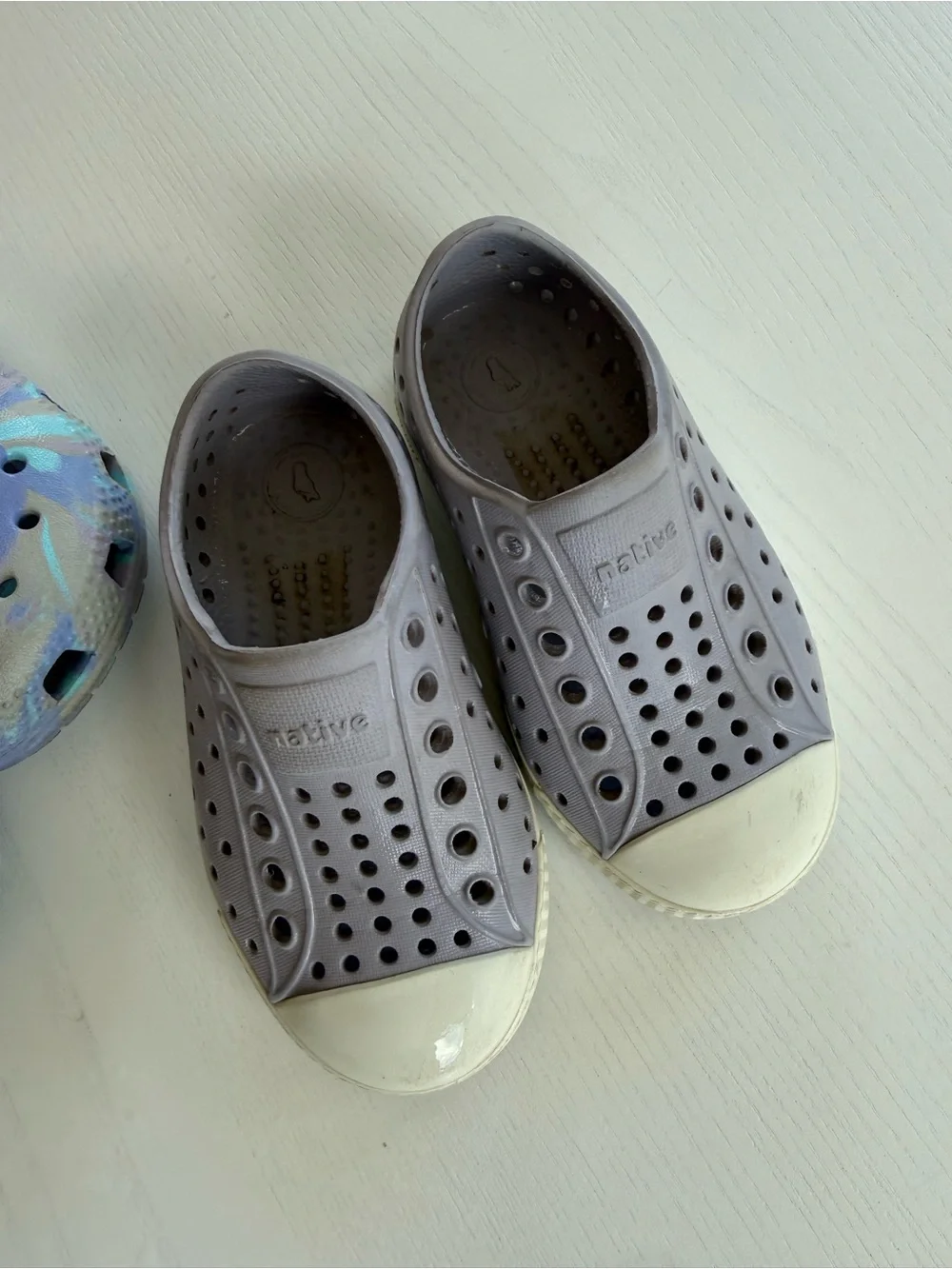 Crocs Kids' Classic Clogs and Native Kids' Slip-Ons bundle